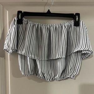Striped crop top